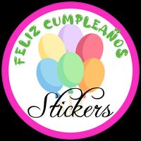 Stickers Feliz Cumpleaños Affiche