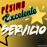 Stickers Pésimo Servicio Affiche
