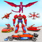 Flying Robot Transformers Game icône