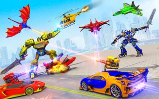 Flying Robot Transformers Game capture d'écran 1