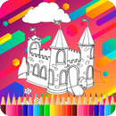 Kolorowanka zamku aplikacja