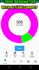 计步器 - 步行计算器 , 步行伴侣 , 卡路里计数器 APK 下載