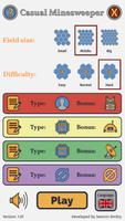 Casual Minesweeper Affiche