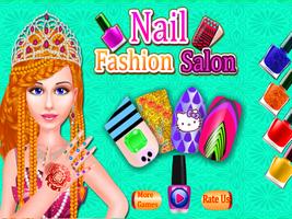 Stylist Nail Art Fashion Salon Affiche