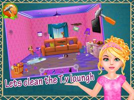 Princess House Cleaning Games capture d'écran 2