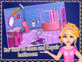 Princess House Cleaning Games capture d'écran 3