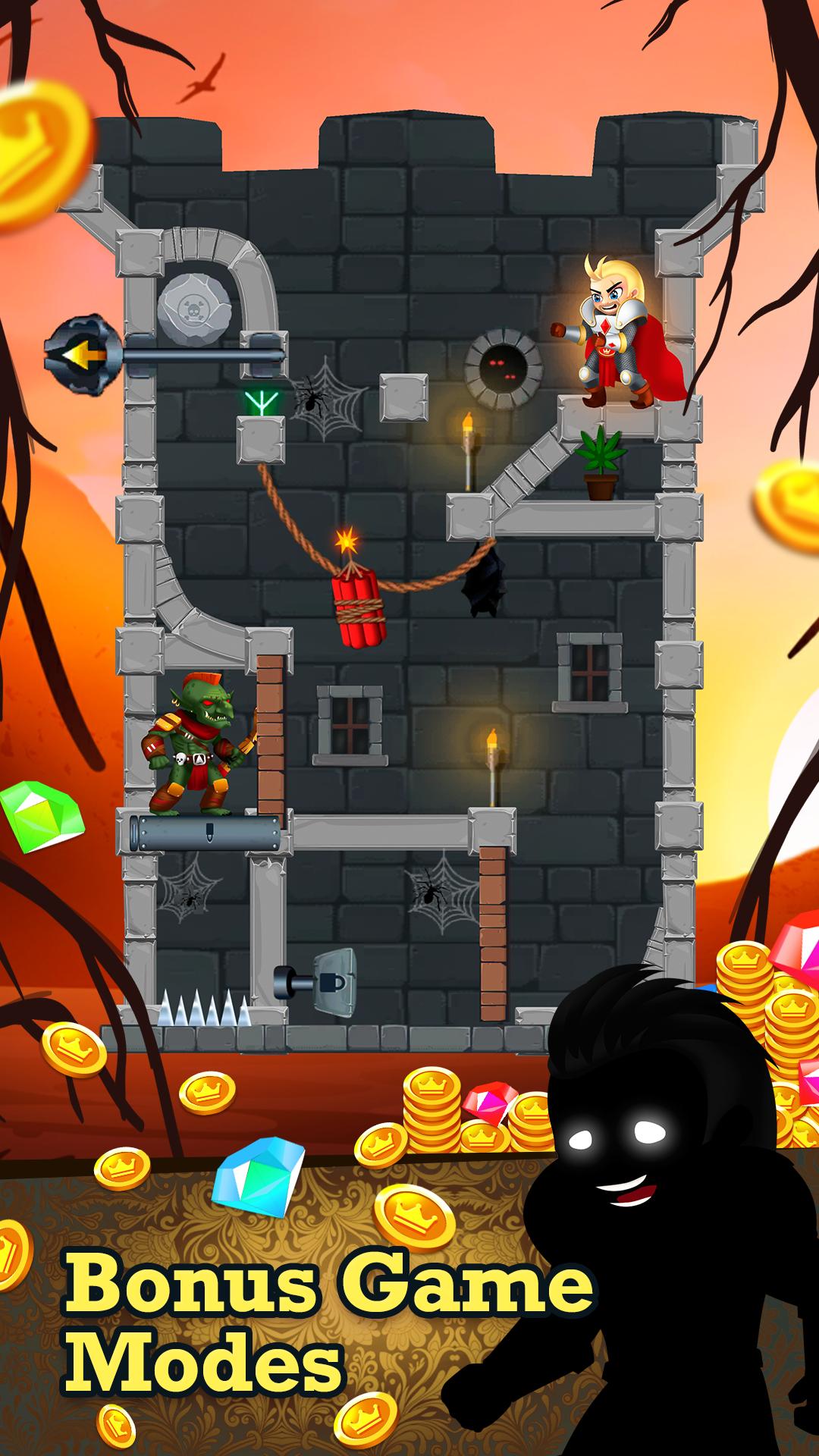 Rescue Knight Hero Cut Puzzle Easy Brain Test For Android Apk Download - how to solve roblox assassin puzzle