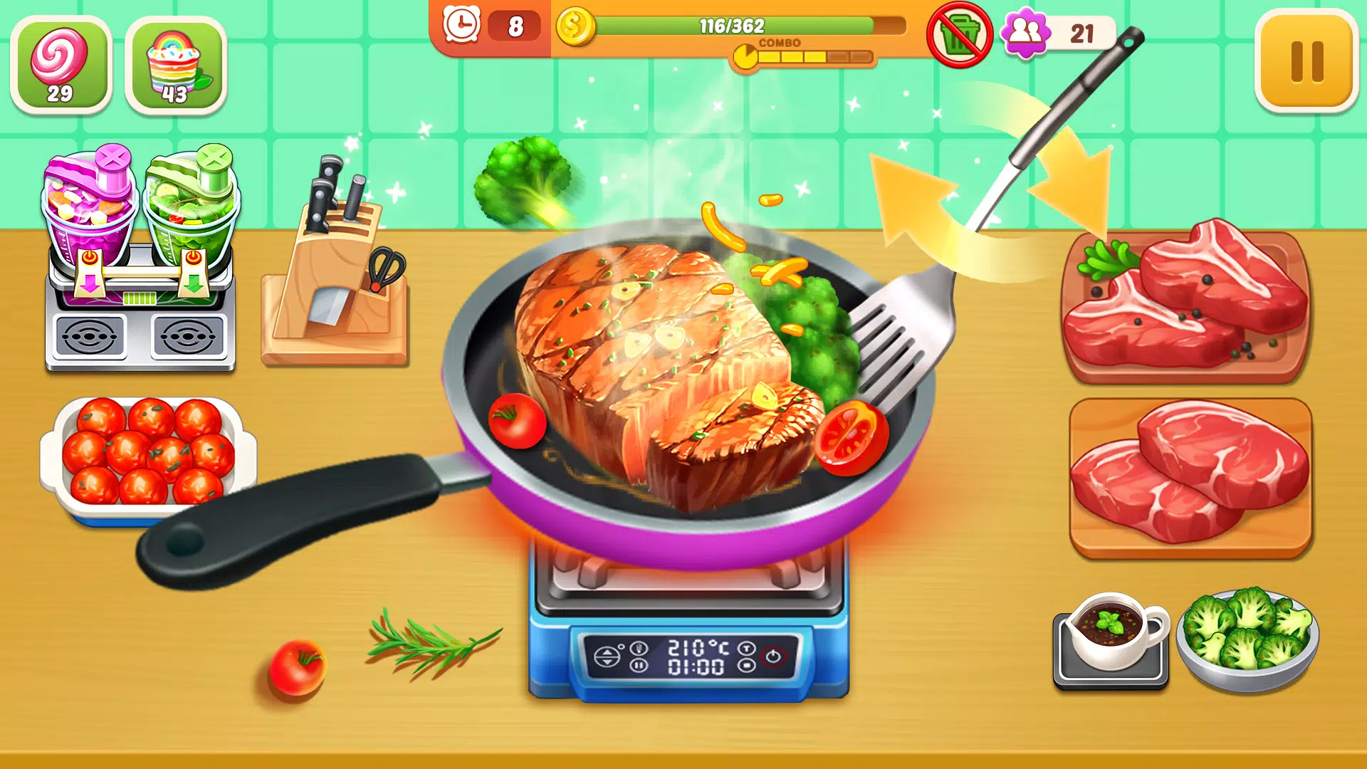 Download Crazy Cooking Chef 12.3.6000 for Android