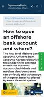 Caporaso & Partners Offshore Law Office Panama poster