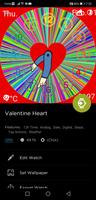 WM Valentine Heart Watchface for Samsung Gear Live постер