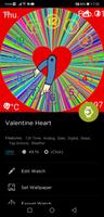 WM Valentine Heart Watchface for Samsung Gear Live Affiche