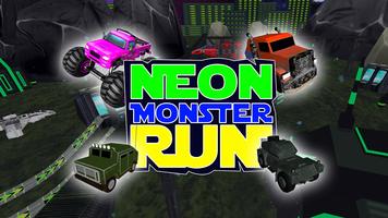 Neon Monster Run Cartaz