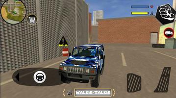 Stickman Capitaine american Rope Hero Gangster تصوير الشاشة 2