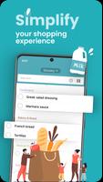 Grocery List App - Out of Milk الملصق