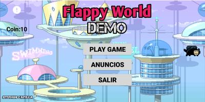 Flappy World Game (Demo) Affiche