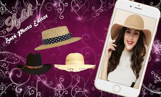 Stylish Hats Photo Editor poster