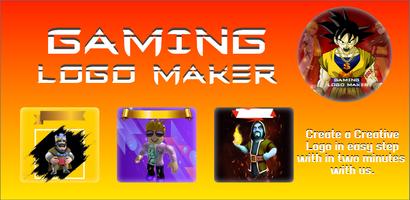 Gaming Logo Maker الملصق
