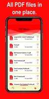 قارئ PDF - عارض مستندات PDF الملصق