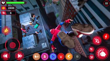 स्पाइडर सुपरहीरो फाइटिंग गेम स्क्रीनशॉट 2
