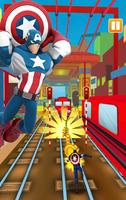 Subway Captain American Hero capture d'écran 2