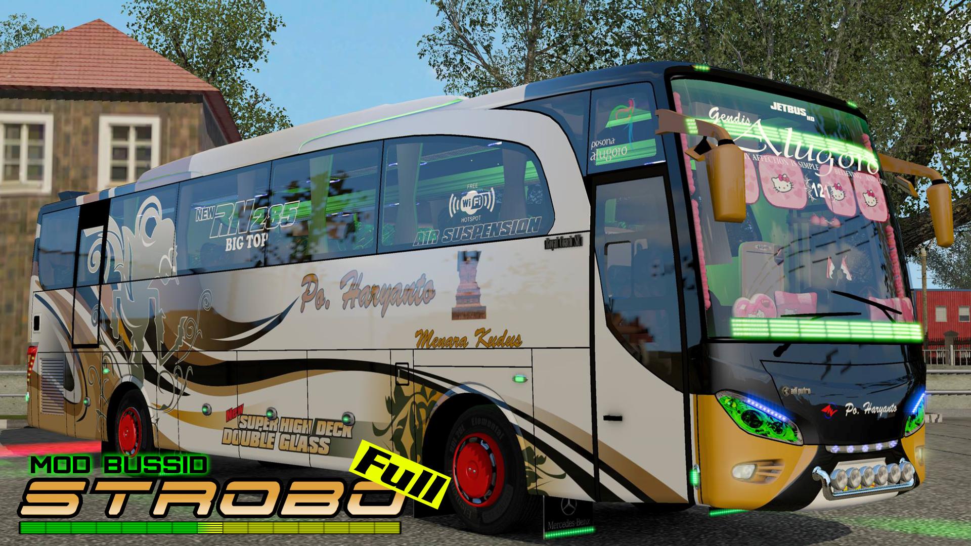 Mod Bussid Full Strobo: Modifikasi Bus Paling Keren di Game Bus Simulator Indonesia