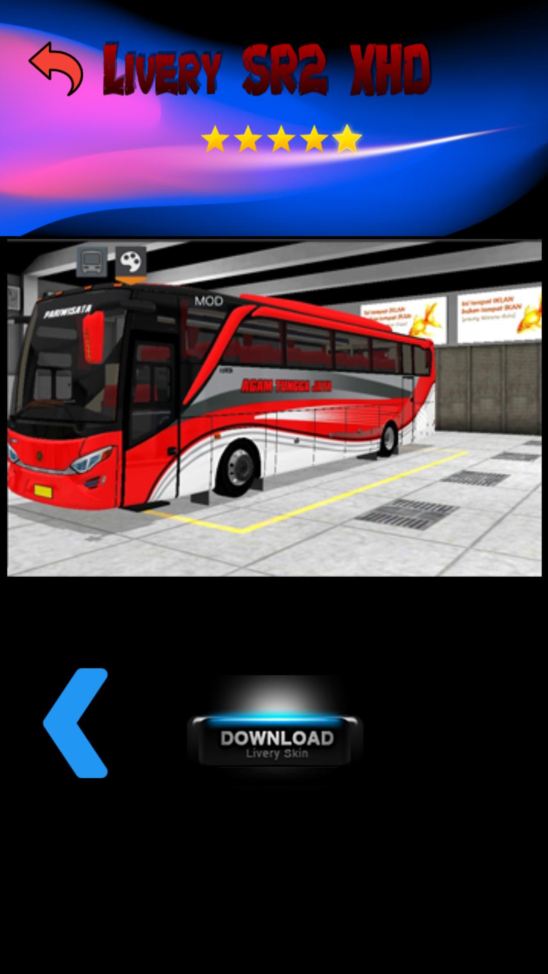 Livery Bus Shd Sudiro Tungga Jaya