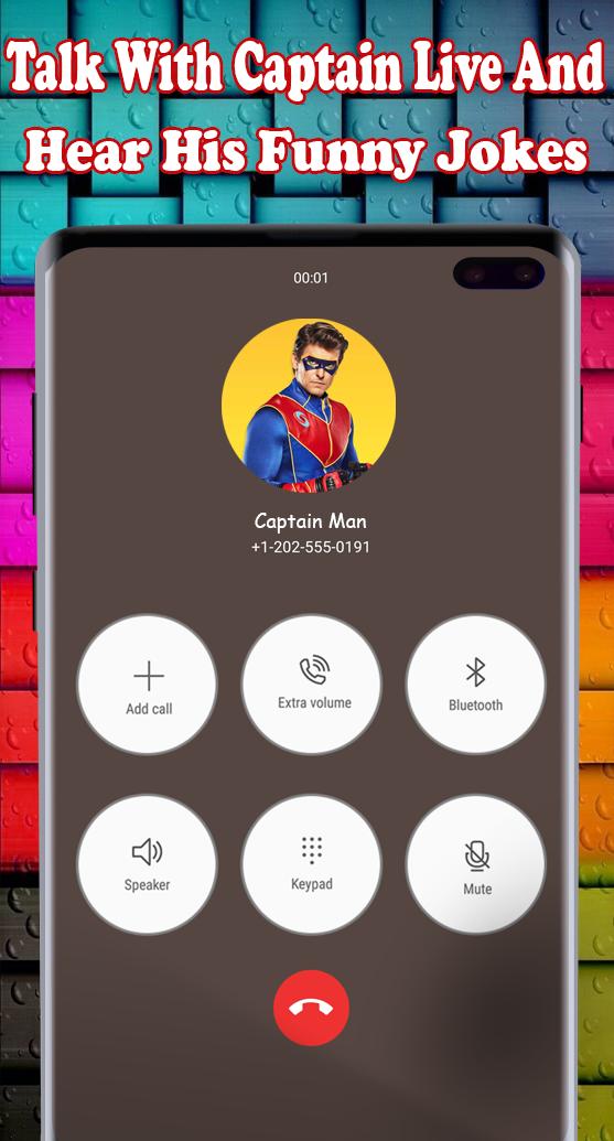 Fake Video Call Captain Man Real Voice 2020 For Android Apk Download - captain man roblox