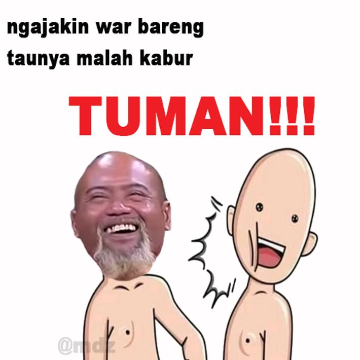 Tuman Sticker Meme  Pak Ndul bahasa  jawa sunda  f r 