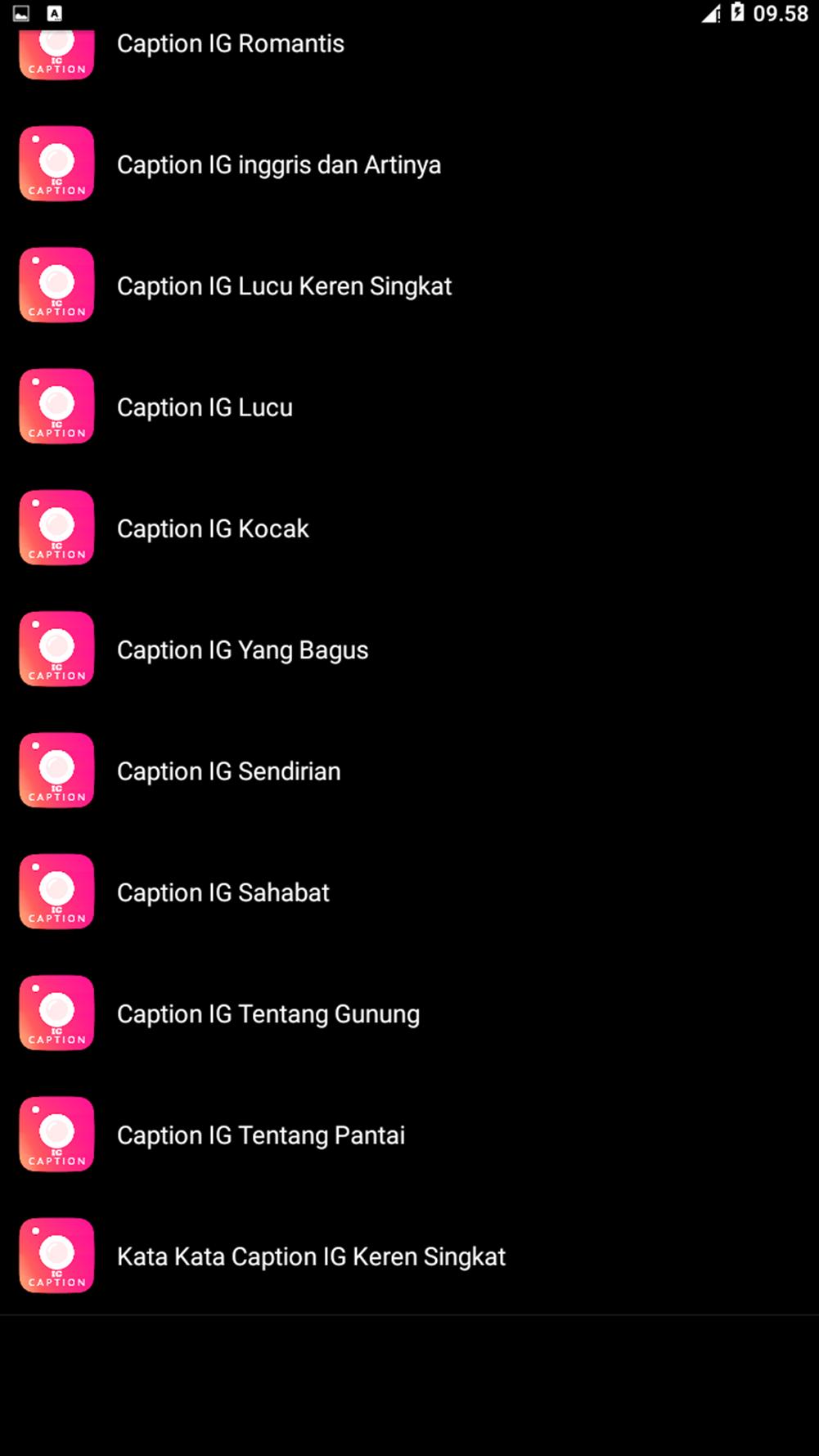 Caption Keren Kekinian Ig For Android Apk Download