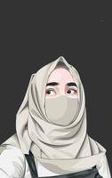 Wallpaper Niqab Kartun 2020 اسکرین شاٹ 2