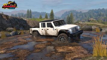 Offroad Mud Truck Driving Game постер