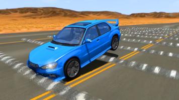 Beam Drive Road Crash 3D Games capture d'écran 1