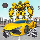 Robot Car Transform Robot Game icône
