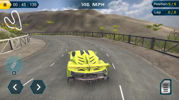 Non Stop Car Racing capture d'écran 1