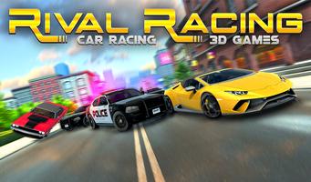 Car Rival Racing 3D Games Affiche