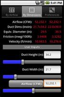 HVAC Duct Sizer capture d'écran 2