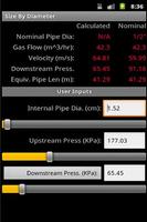 HVAC Pipe Sizer - Gas High capture d'écran 3