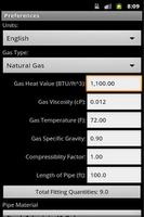 HVAC Pipe Sizer - Gas High capture d'écran 2