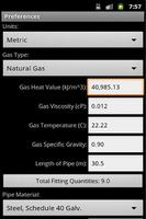 HVAC Pipe Sizer - Gas Low capture d'écran 3