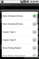 HVAC Pipe Sizer - Liquid capture d'écran 3