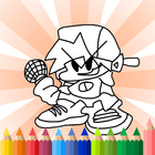 Coloring Page Game - FNF 2022-icoon