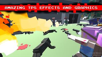 Pixel Zumbi Gun 3D - Royale Jogo de Tiro Survival imagem de tela 2