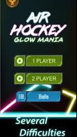 Glow Air Hockey Mania تصوير الشاشة 2