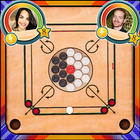 Carrom Pool Multiplayer-New Carrom Board Game آئیکن