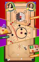 Carrom Pool Multiplayer-New Carrom Board Game Affiche