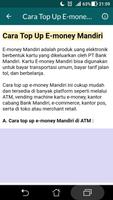 Cara Top Up E Money Mandiri স্ক্রিনশট 2