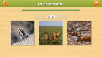Apprendre les noms d'animaux capture d'écran 2
