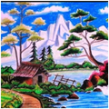 drawing a scenery