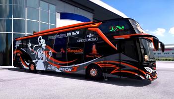 Indonesia Bus Simulator : Livery BUSSID Plakat