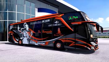 Indonesia Bus Simulator : Livery BUSSID Affiche